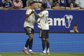 （外代二线）足球——西甲联赛：皇马胜皇家奥维耶多